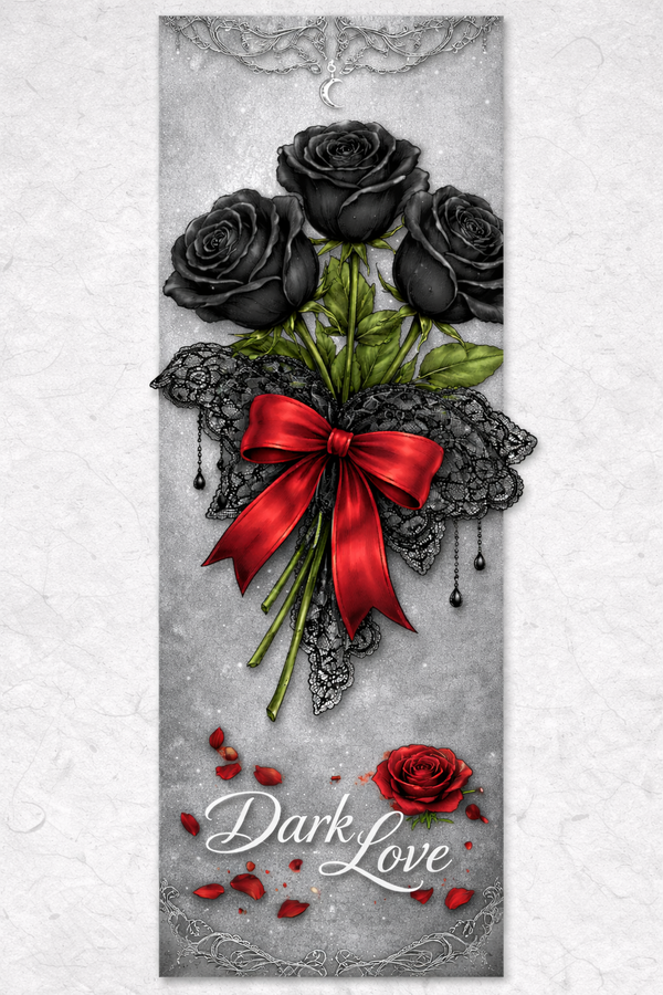 🖤 Dark Love Bookmark